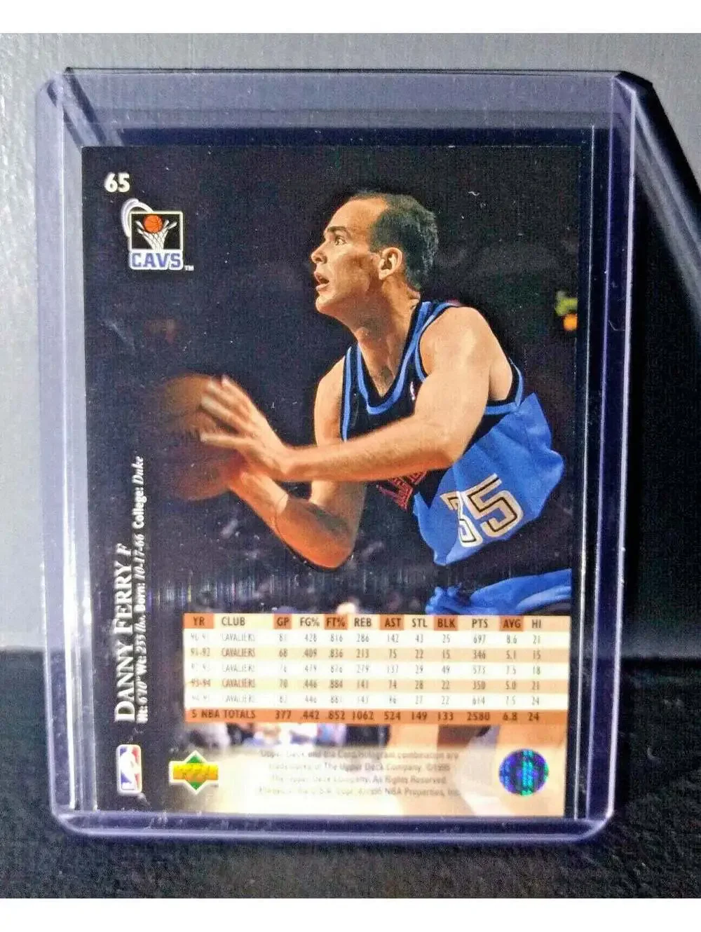 1995-96 Upper Deck Danny Ferry #65 Basketball Card